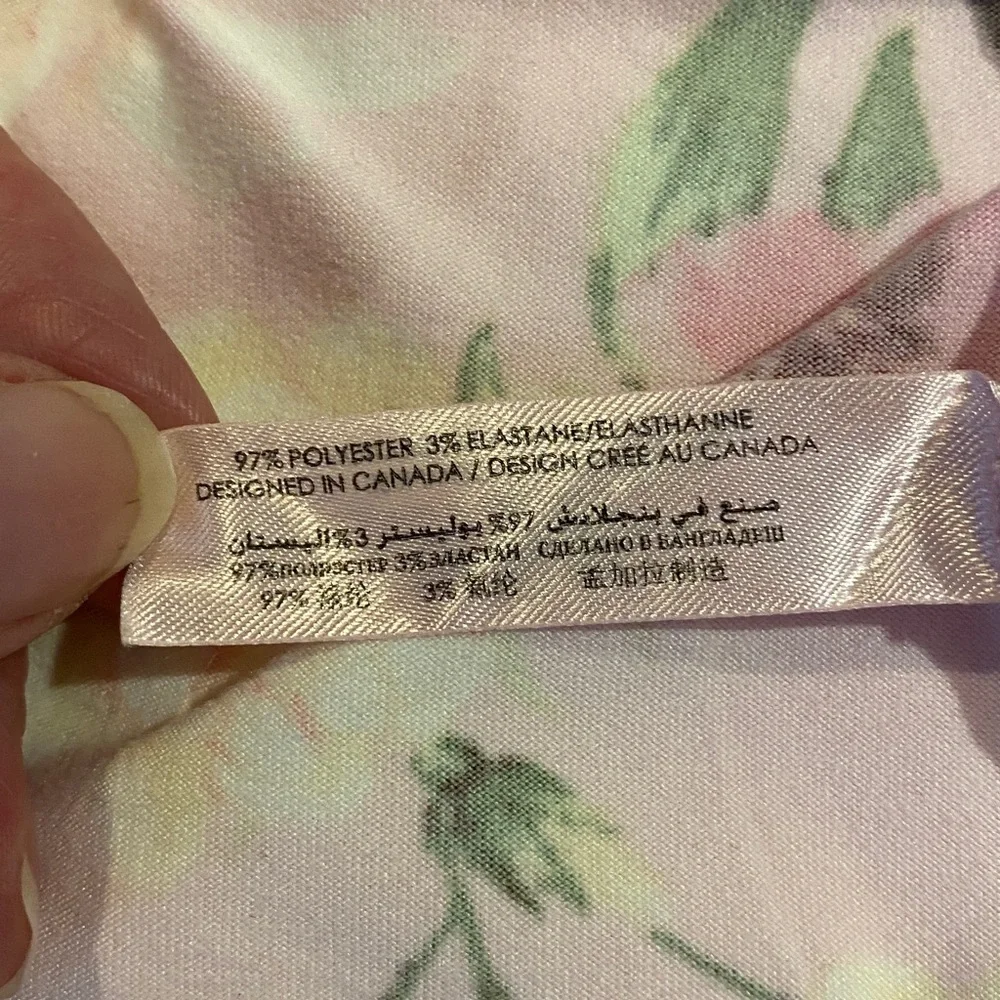 La Vie en Rose Pink Floral Lace Babydoll Chemise Sleep Dress XL - Picture 13 of 15